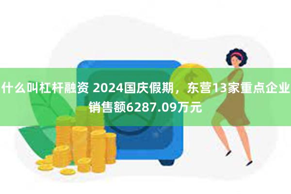 什么叫杠杆融资 2024国庆假期，东营13家重点企业销售额6287.09万元